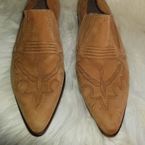 Georges Marciano leather(Seude)90's ankle boots 7.5